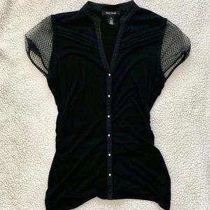 White House black market black blouse